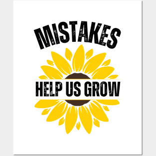 Mistakes Help Us Grow Posters and Art